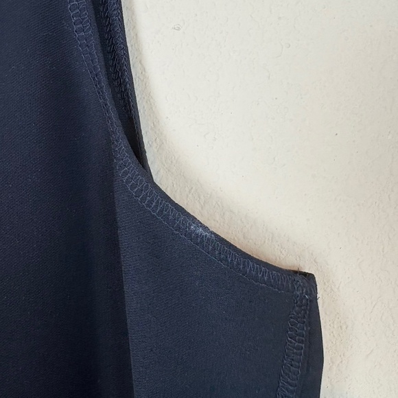 NWT Black Label by Chico's Black Asymmetrical Drama Layer Woven Tunic Tank - Picture 12 of 12